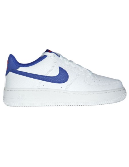 Nike Air Force 1 WhiteDeep royal blue women's shoes CT3839101