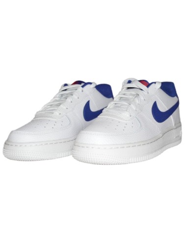 Nike Air Force 1 WhiteDeep royal blue women's shoes CT3839101