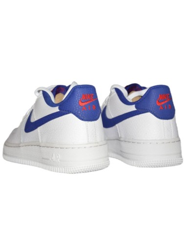 Nike Air Force 1 WhiteDeep royal blue women's shoes CT3839101