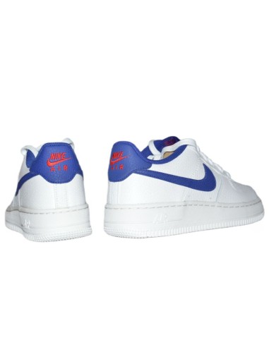 Nike Air Force 1 WhiteDeep royal blue women's shoes CT3839101
