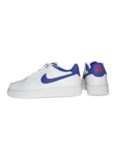Nike Air Force 1 WhiteDeep royal blue women's shoes CT3839101