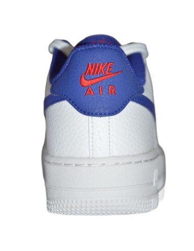 Nike Air Force 1 WhiteDeep royal blue women's shoes CT3839101