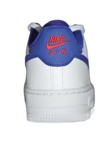 Nike Air Force 1 WhiteDeep royal blue women's shoes CT3839101