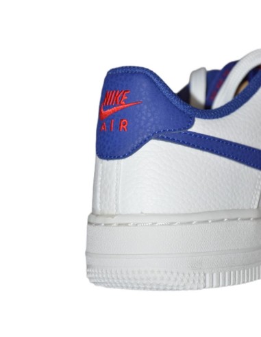 Nike Air Force 1 WhiteDeep royal blue women's shoes CT3839101
