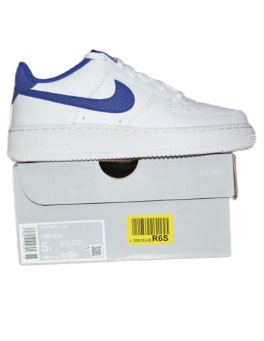 Nike Air Force 1 WhiteDeep royal blue women's shoes CT3839101