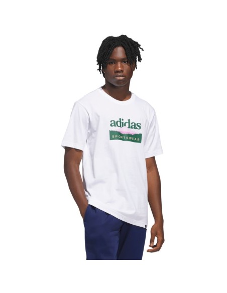adidas Sportsman Mountain Graphic Men's TShirt White KC9254
