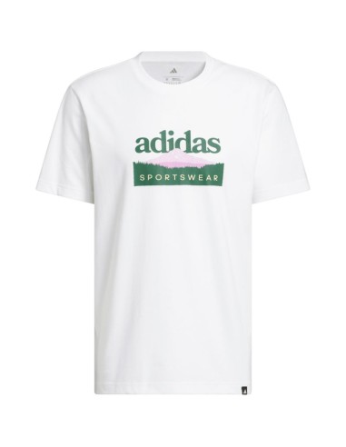 adidas Sportsman Mountain Graphic Men's TShirt White KC9254