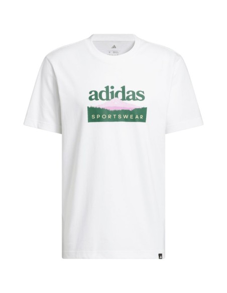 adidas Sportsman Mountain Graphic Men's TShirt White KC9254