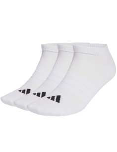 Adidas Cushioned Essentials Low Cut Socks 3 Pairs White JZ0535