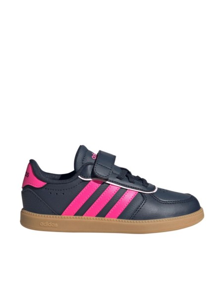 adidas Breaknet Sleek navy blue and pink kids' shoes JQ3060