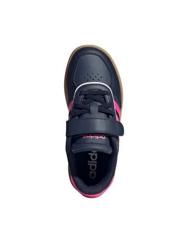 adidas Breaknet Sleek navy blue and pink kids' shoes JQ3060