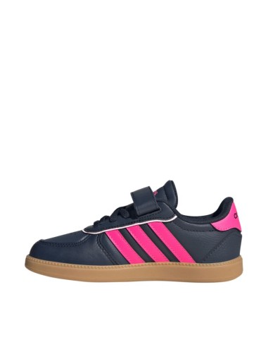 adidas Breaknet Sleek navy blue and pink kids' shoes JQ3060