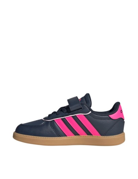 adidas Breaknet Sleek navy blue and pink kids' shoes JQ3060