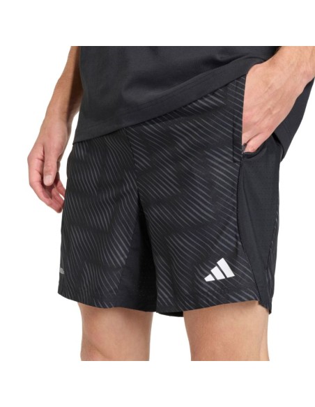 Men's adidas Tech Intensity Aop Shorts Black KB3123