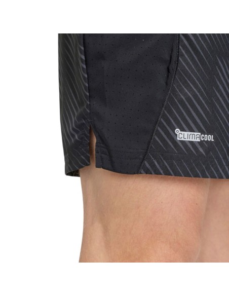 Men's adidas Tech Intensity Aop Shorts Black KB3123