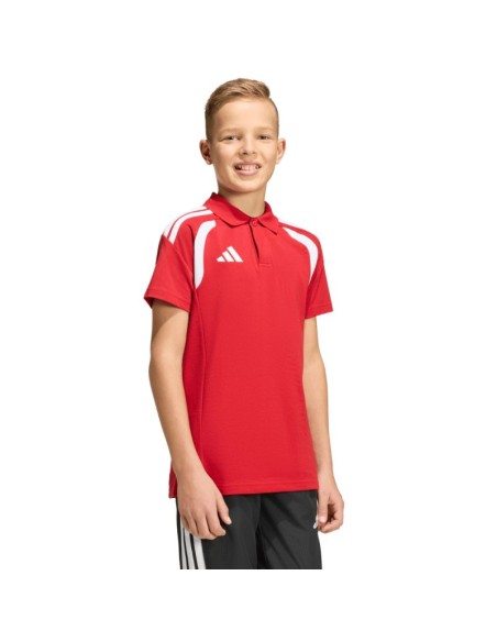 adidas Tiro 26 League Polo Tshirt for kids red KF3408