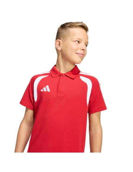 adidas Tiro 26 League Polo Tshirt for kids red KF3408