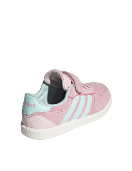Adidas Breaknet Sleek pink and mint kids' shoes JS0136