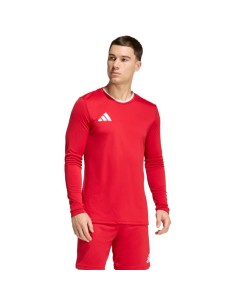 adidas Entrada 26 Long Sleeve Jersey Men's TShirt Red KF5847