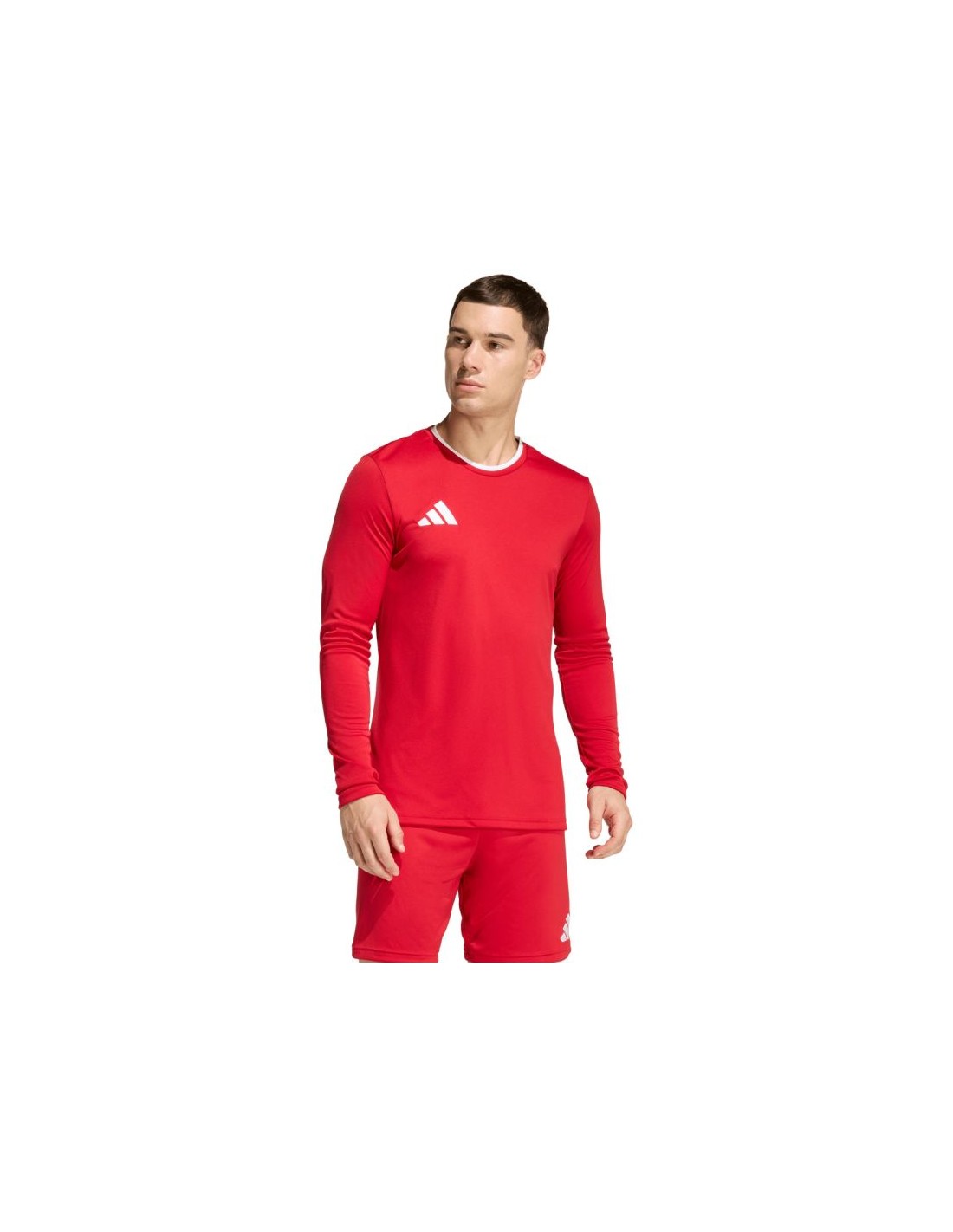 adidas Entrada 26 Long Sleeve Jersey Men's TShirt Red KF5847