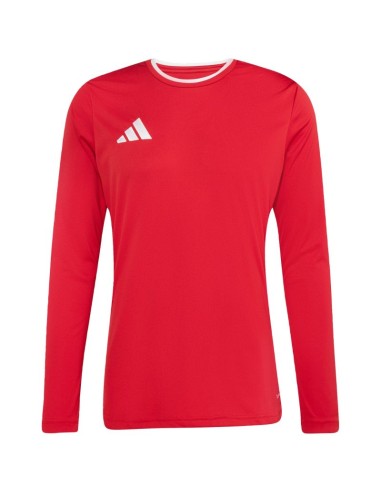 adidas Entrada 26 Long Sleeve Jersey Men's TShirt Red KF5847