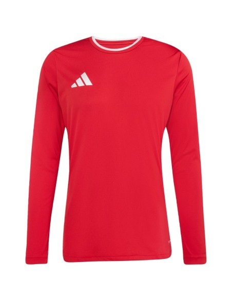 adidas Entrada 26 Long Sleeve Jersey Men's TShirt Red KF5847