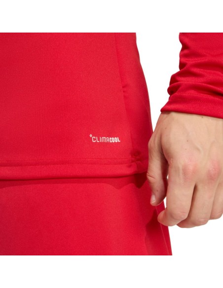 adidas Entrada 26 Long Sleeve Jersey Men's TShirt Red KF5847