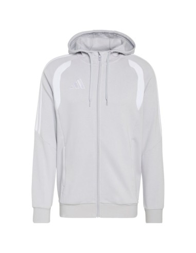 Men's adidas Tiro 26 League Sweat Full Zip Hoody Gray KF3319