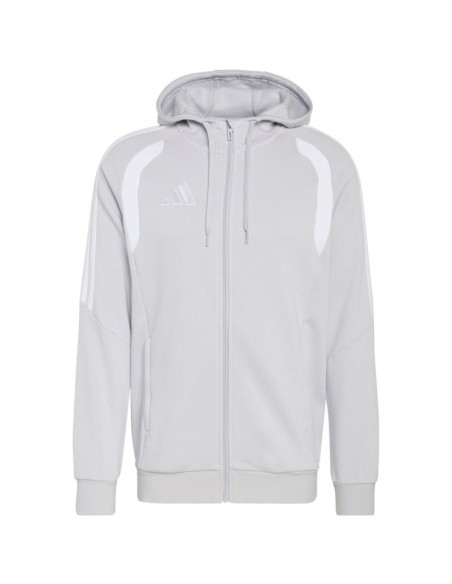 Men's adidas Tiro 26 League Sweat Full Zip Hoody Gray KF3319