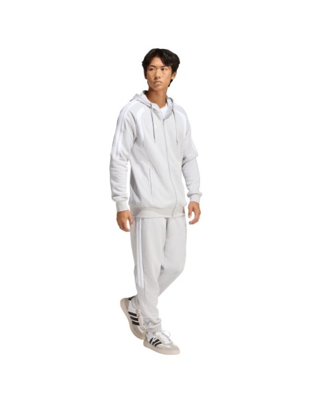 Men's adidas Tiro 26 League Sweat Full Zip Hoody Gray KF3319