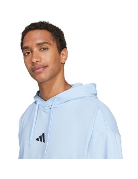 Men's adidas Essentials Feelcozy Hoodie light blue IN6064