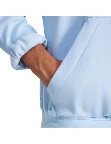 Men's adidas Essentials Feelcozy Hoodie light blue IN6064