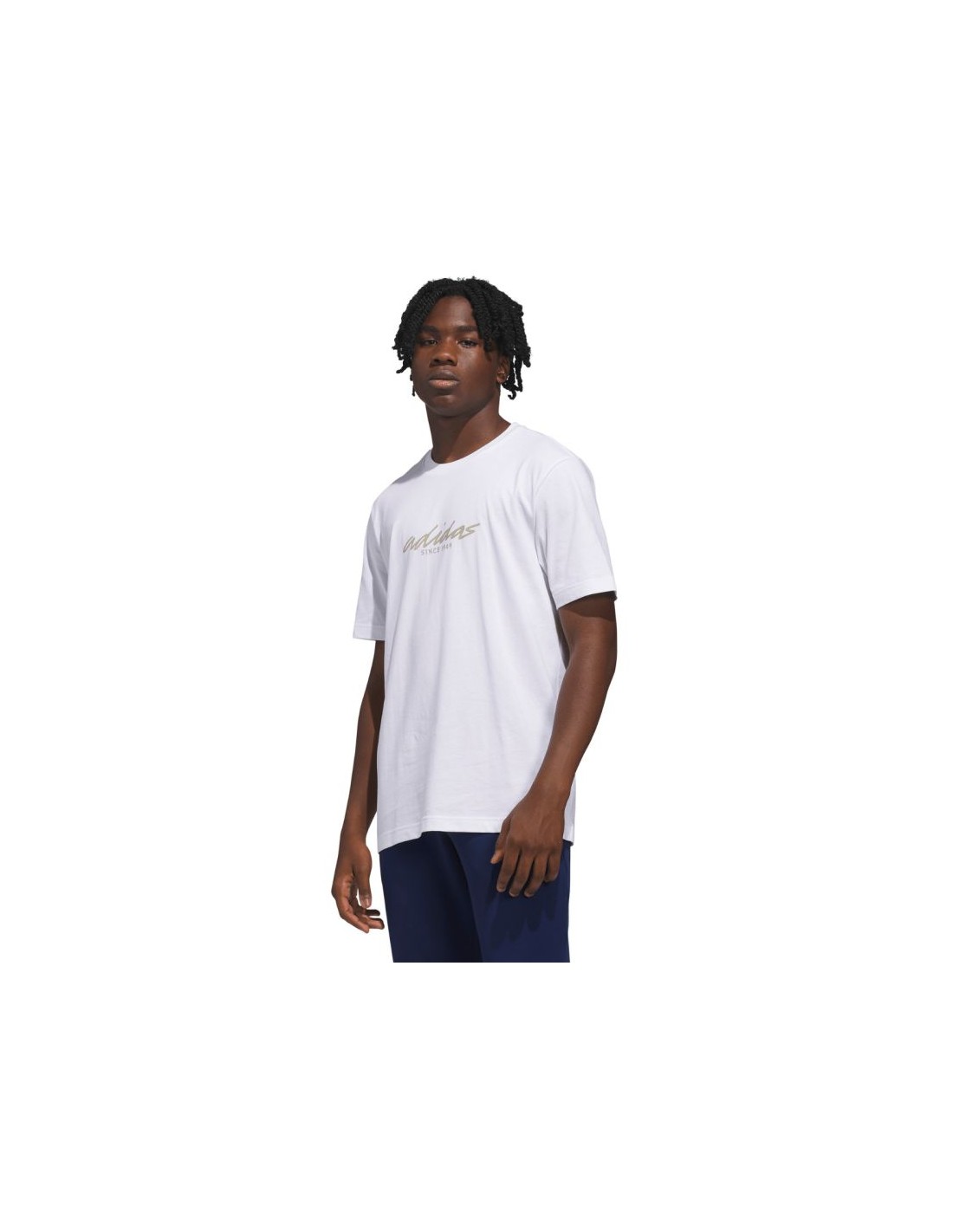 Men's adidas Color Connect Graphic Tshirt white JZ7546