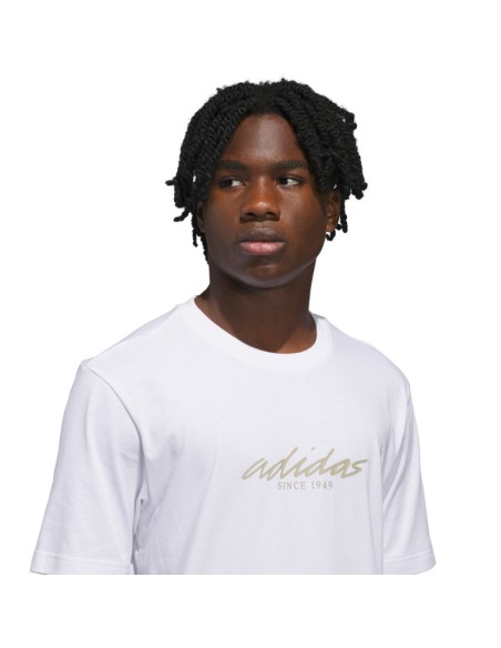 Men's adidas Color Connect Graphic Tshirt white JZ7546