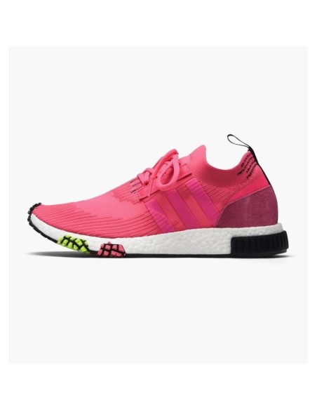 Adidas NMD Racer Primeknit Solar Pink Men's Sports Shoes CQ2442