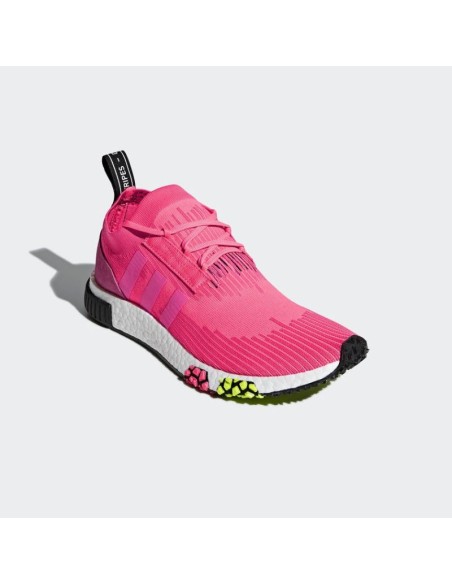 Adidas NMD Racer Primeknit Solar Pink Men's Sports Shoes CQ2442