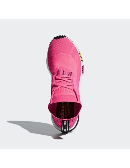 Adidas NMD Racer Primeknit Solar Pink Men's Sports Shoes CQ2442