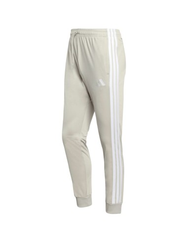 Men's adidas 3Stripes Tricot Regular Tapered Pants Beige JY7721