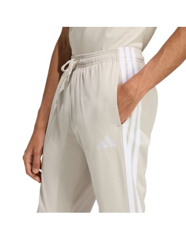 Men's adidas 3Stripes Tricot Regular Tapered Pants Beige JY7721