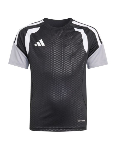 adidas Tiro 26 Competition Training Kids TShirt Black and Gray KA7599