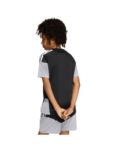 adidas Tiro 26 Competition Training Kids TShirt Black and Gray KA7599