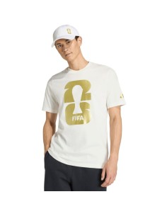 adidas FIFA World Cup 26 Official Emblem Men's TShirt White KB3703