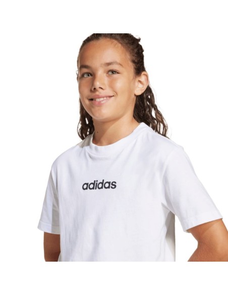 adidas Essentials Kids TShirt White JC9747