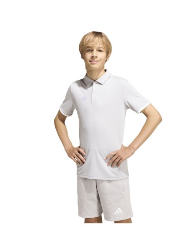 adidas Entrada 26 Polo Light Gray Kids' TShirt JZ6628