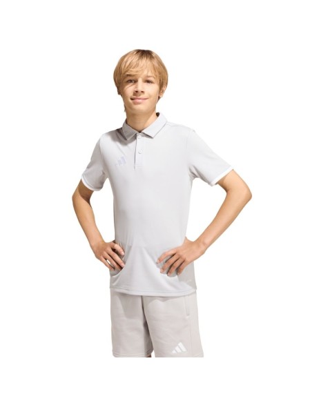 adidas Entrada 26 Polo Light Gray Kids' TShirt JZ6628