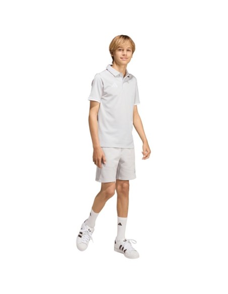 adidas Entrada 26 Polo Light Gray Kids' TShirt JZ6628