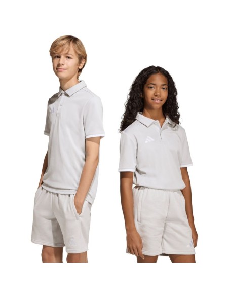 adidas Entrada 26 Polo Light Gray Kids' TShirt JZ6628