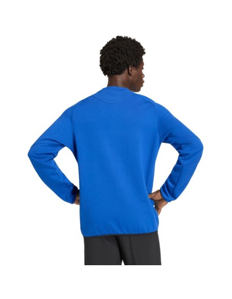 Men's adidas Tiro 26 Travel Crew sweatshirt blue KD1146