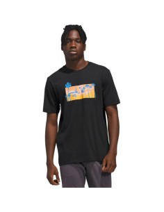 Men's adidas Summer Sunset Graphic Tshirt black KC9243