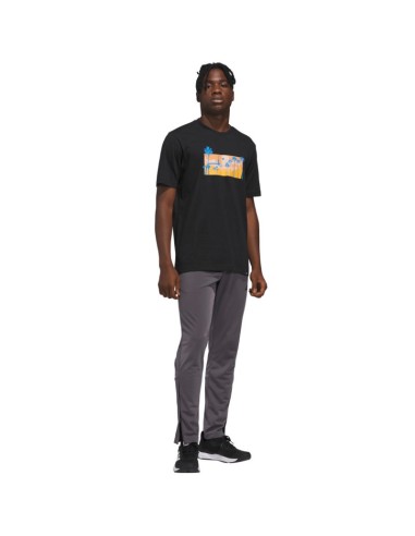 Men's adidas Summer Sunset Graphic Tshirt black KC9243